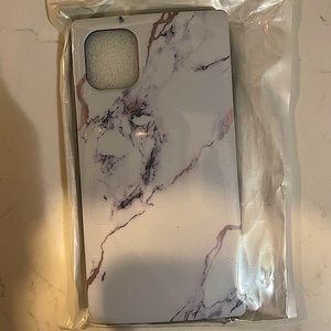 iPhone 11 white protective case.
